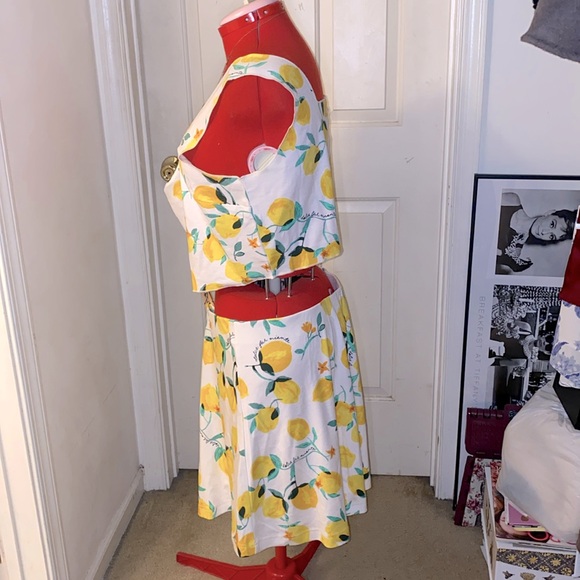 H&M Sleeveless Crop Top & A-line Skirt Set NWT - Picture 6 of 16